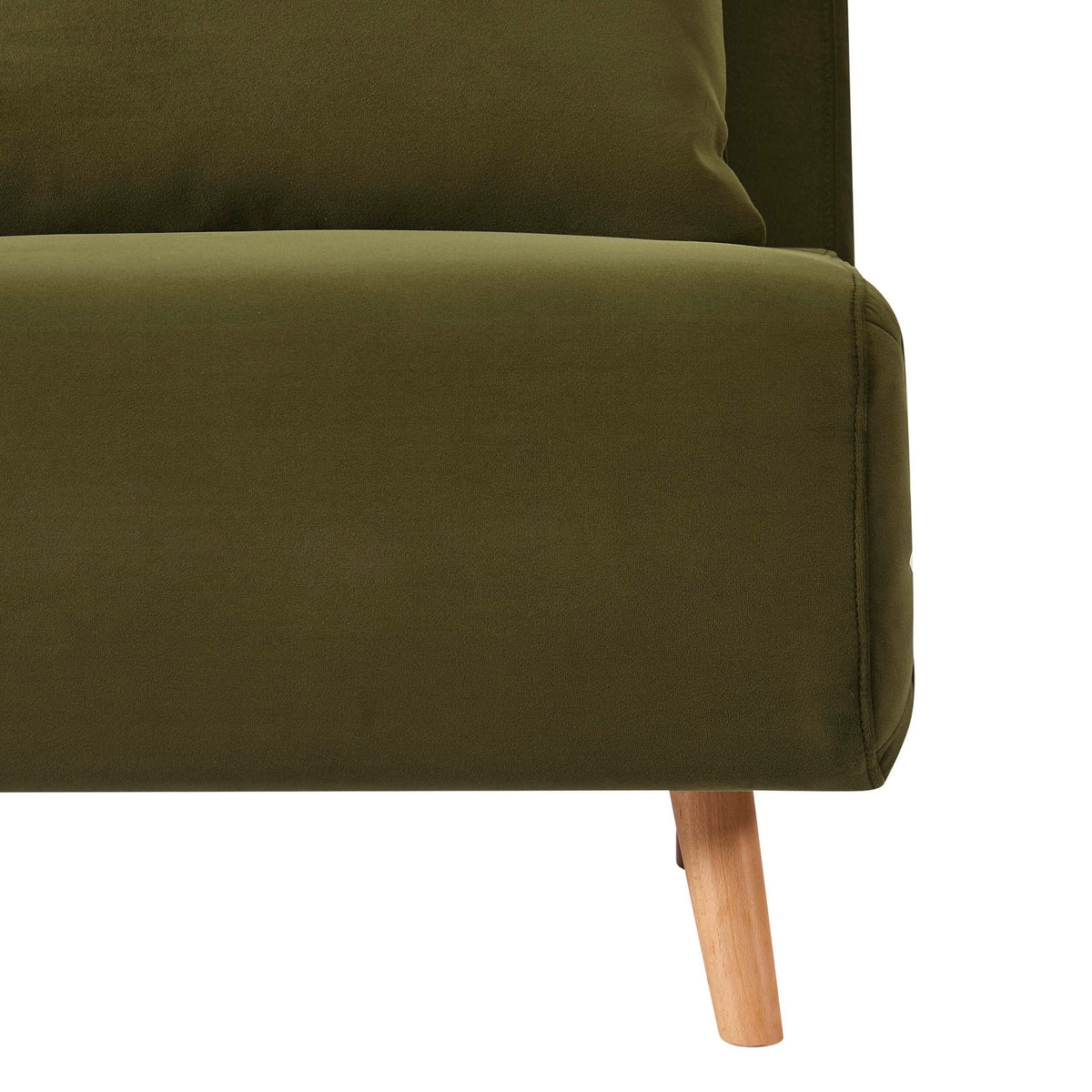 Seattle Single Click Clack Sofa Bed - Muted Moss - DUSK