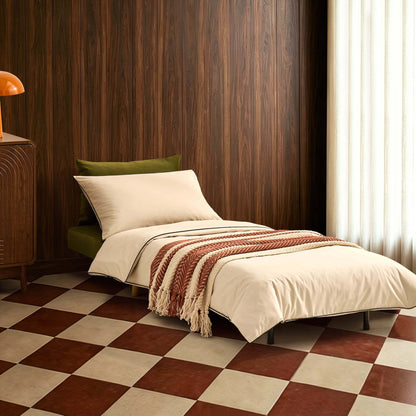 Seattle Single Click Clack Sofa Bed - Muted Moss - DUSK