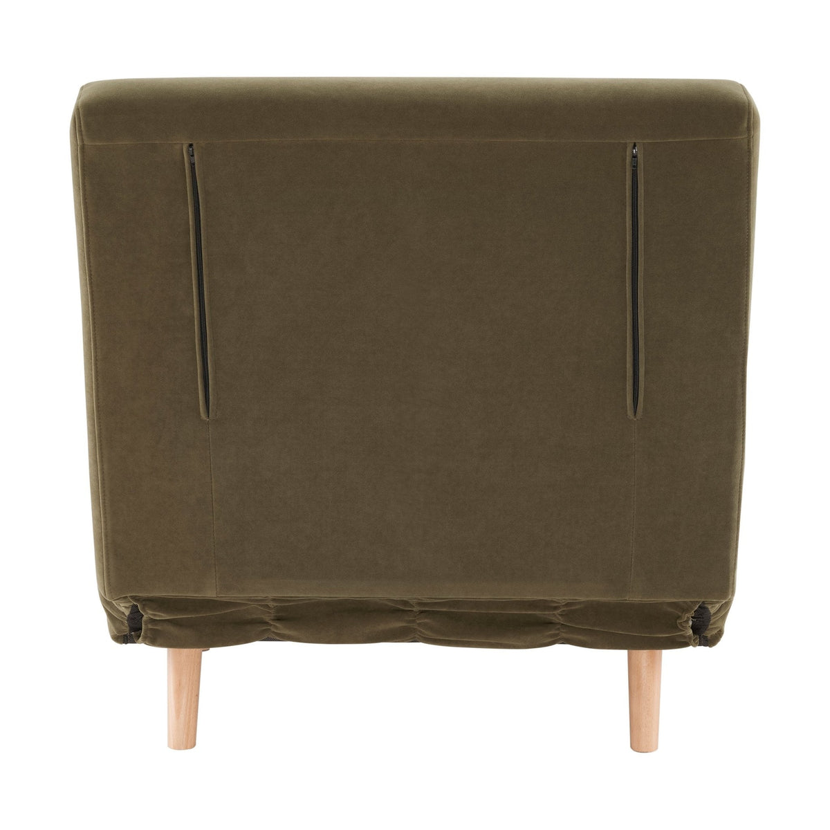 Seattle Single Click Clack Sofa Bed - Olive Green - DUSK