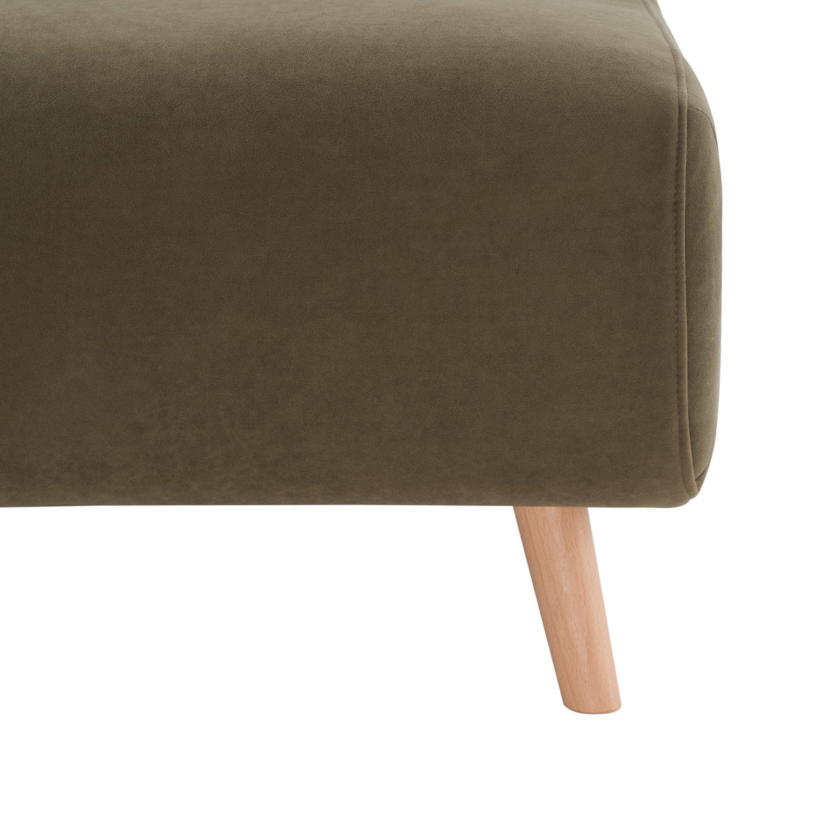 Seattle Single Click Clack Sofa Bed - Olive Green - DUSK