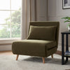 Seattle Single Click Clack Sofa Bed - Olive Green - DUSK