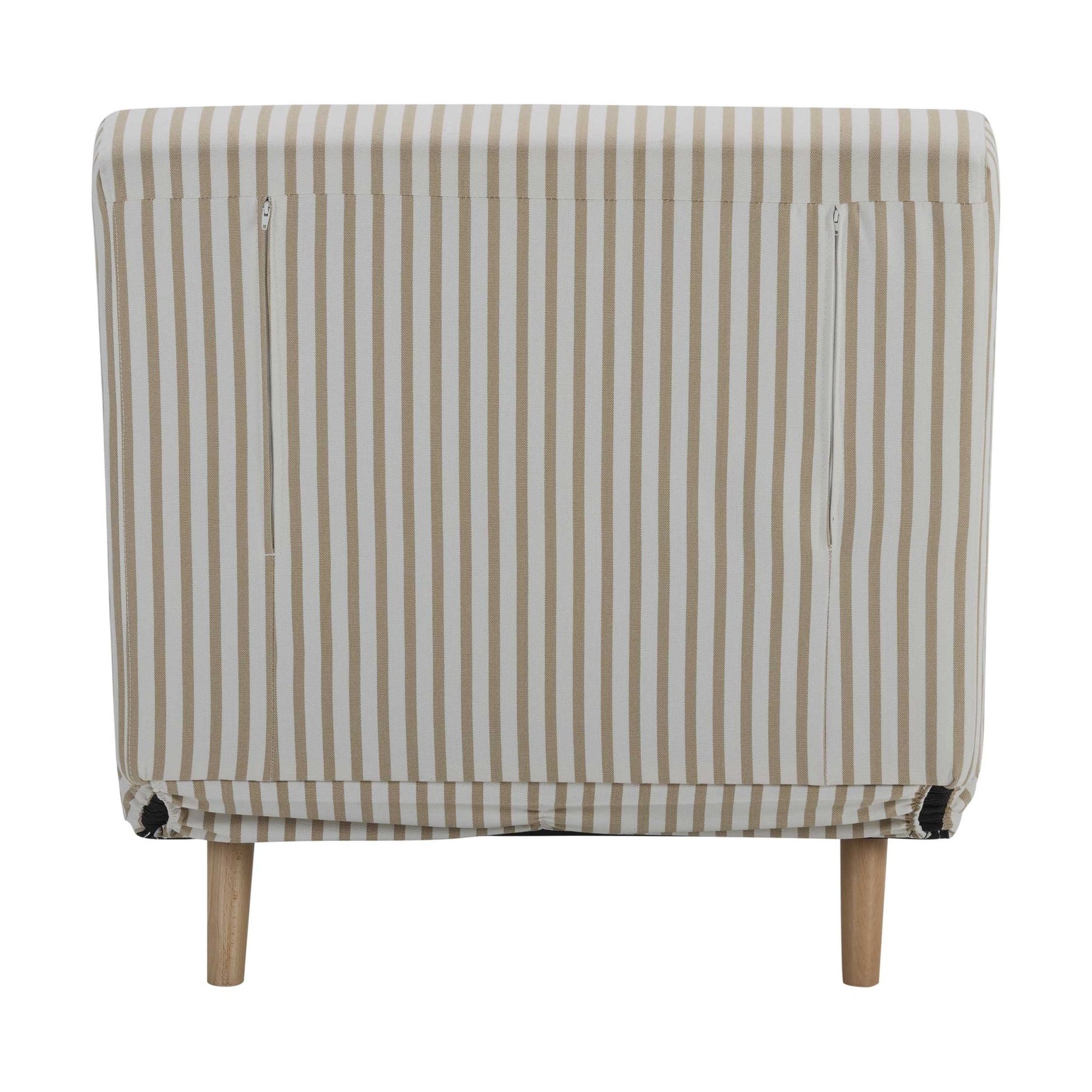 Seattle Single Click Clack Sofa Bed - Sand Stripe - DUSK