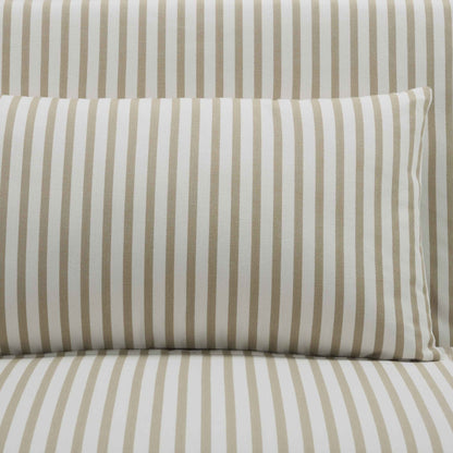 Seattle Single Click Clack Sofa Bed - Sand Stripe - DUSK