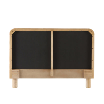 Seoul Bed Frame - Cream Linen - DUSK