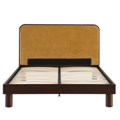 Seoul Bed Frame - Golden Haze Yellow - DUSK