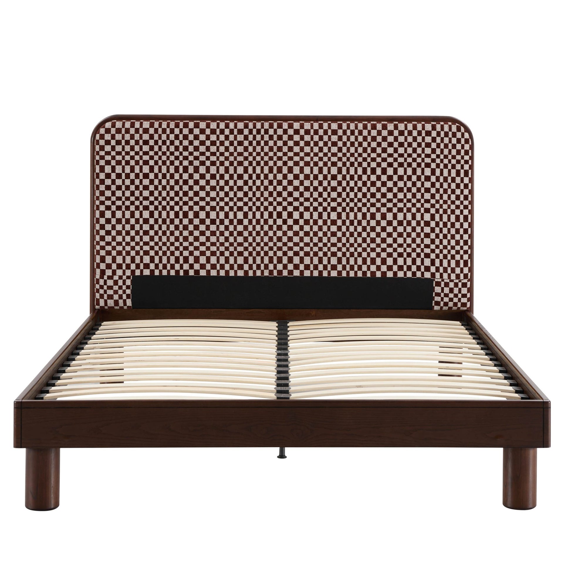 Seoul Bed Frame - Red Checkerboard - DUSK