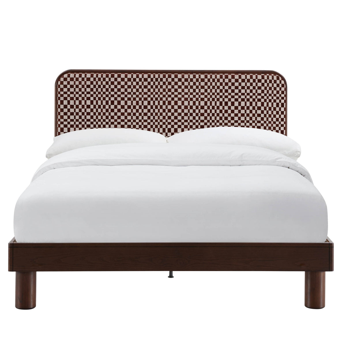 Seoul Bed Frame - Red Checkerboard - DUSK