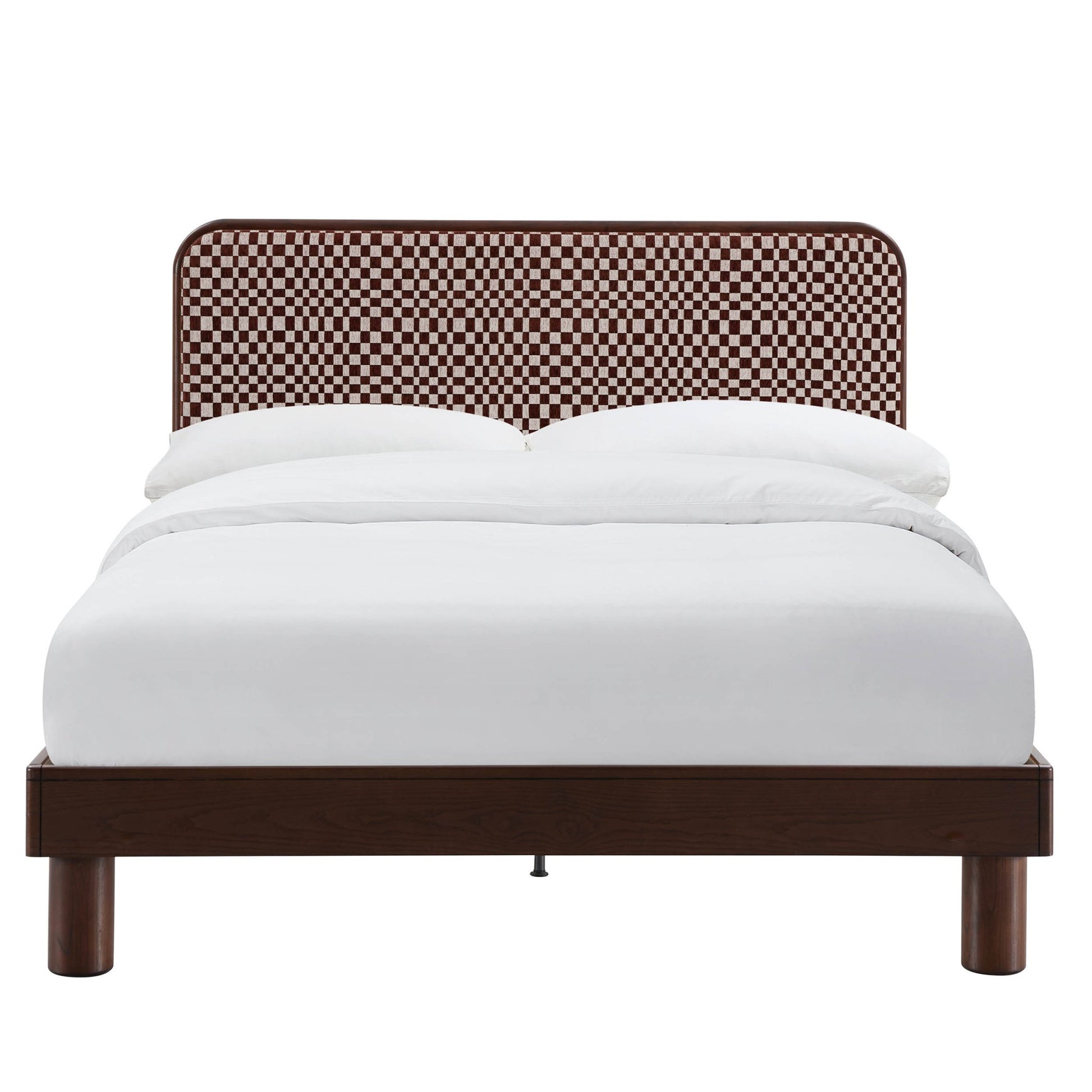Seoul Bed Frame - Red Checkerboard - DUSK