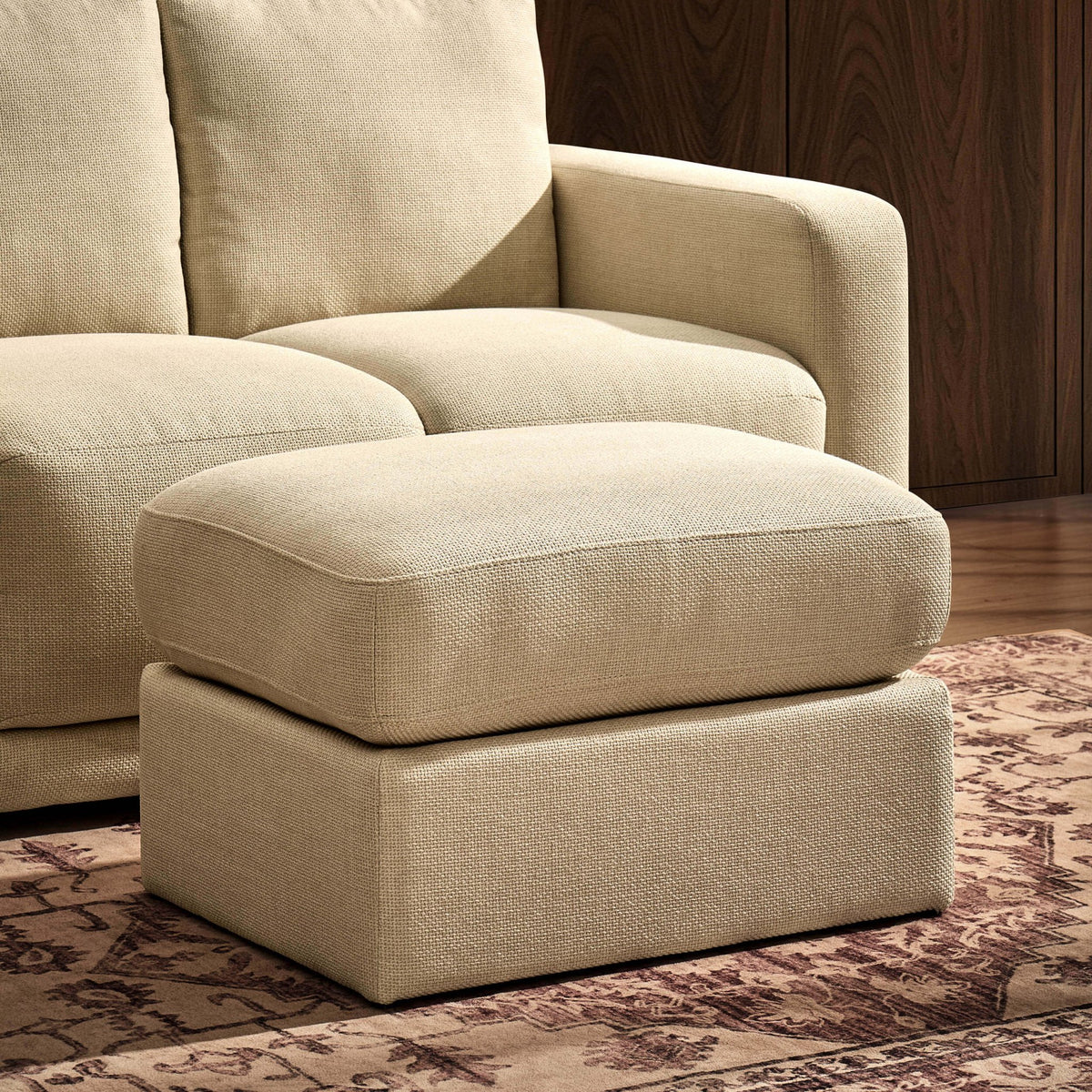 Seville Compact Pouffe - Beige - DUSK