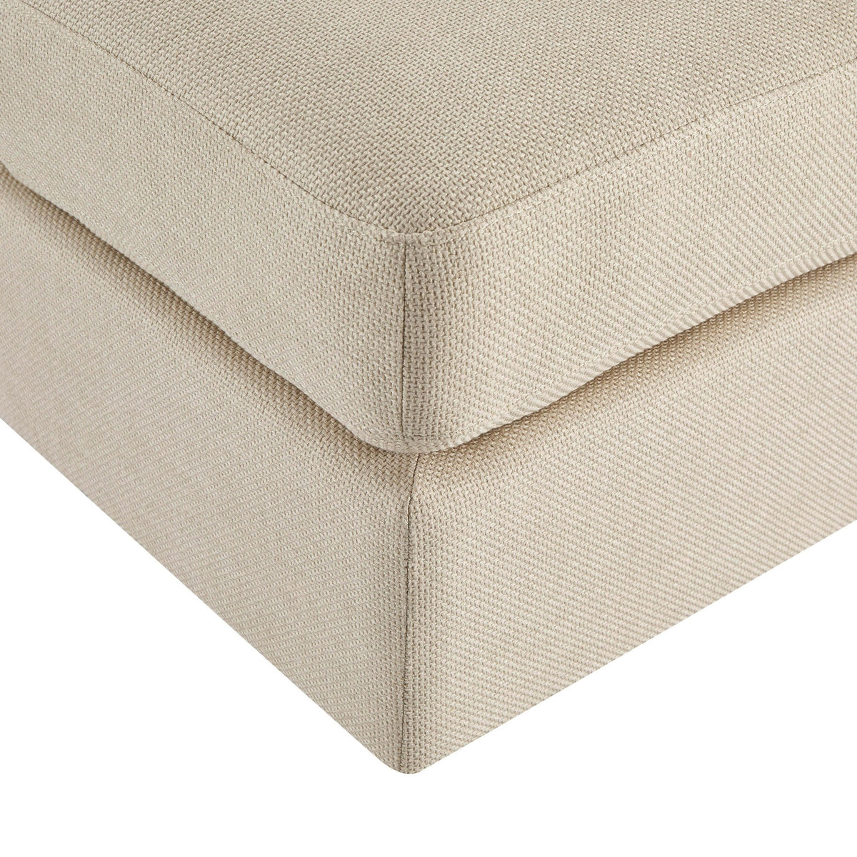 Seville Compact Pouffe - Beige - DUSK