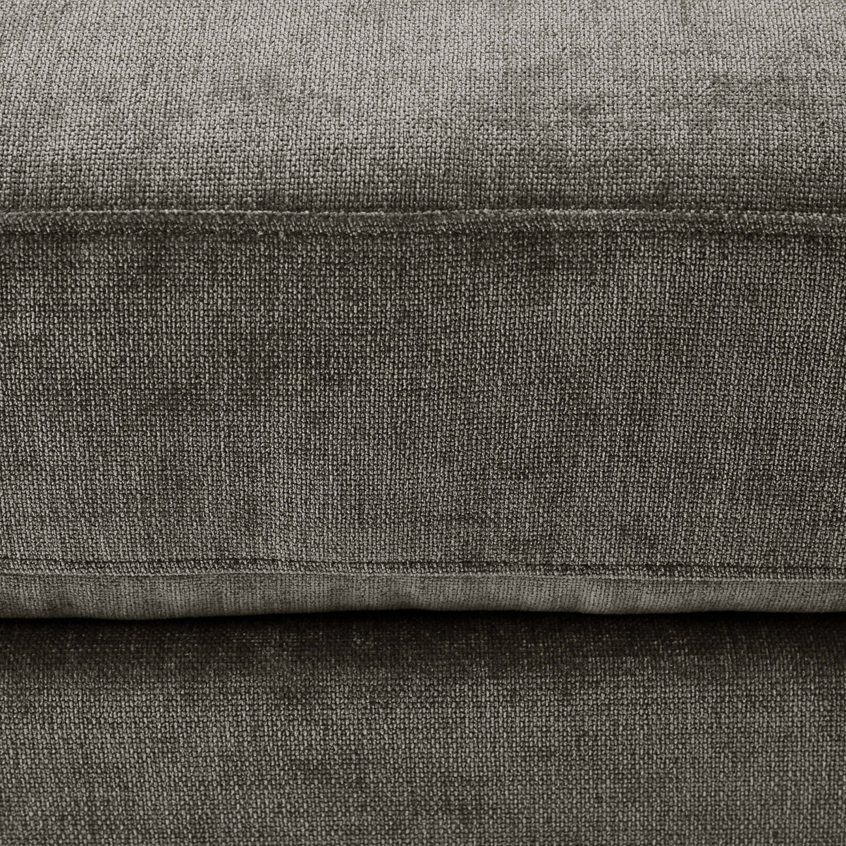 Seville Compact Pouffe - Chenille Grey - DUSK