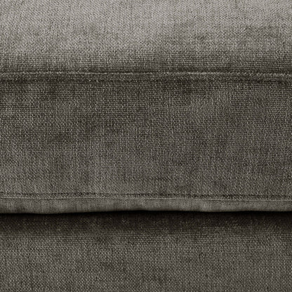 Seville Compact Pouffe - Chenille Grey - DUSK