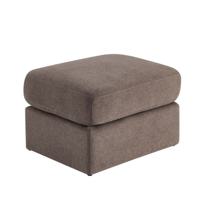 Seville Compact Pouffe - Chenille Mushroom - DUSK