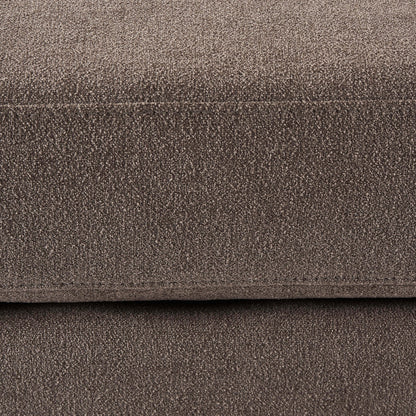 Seville Compact Pouffe - Chenille Mushroom - DUSK