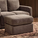 Seville Compact Pouffe - Chenille Mushroom - DUSK