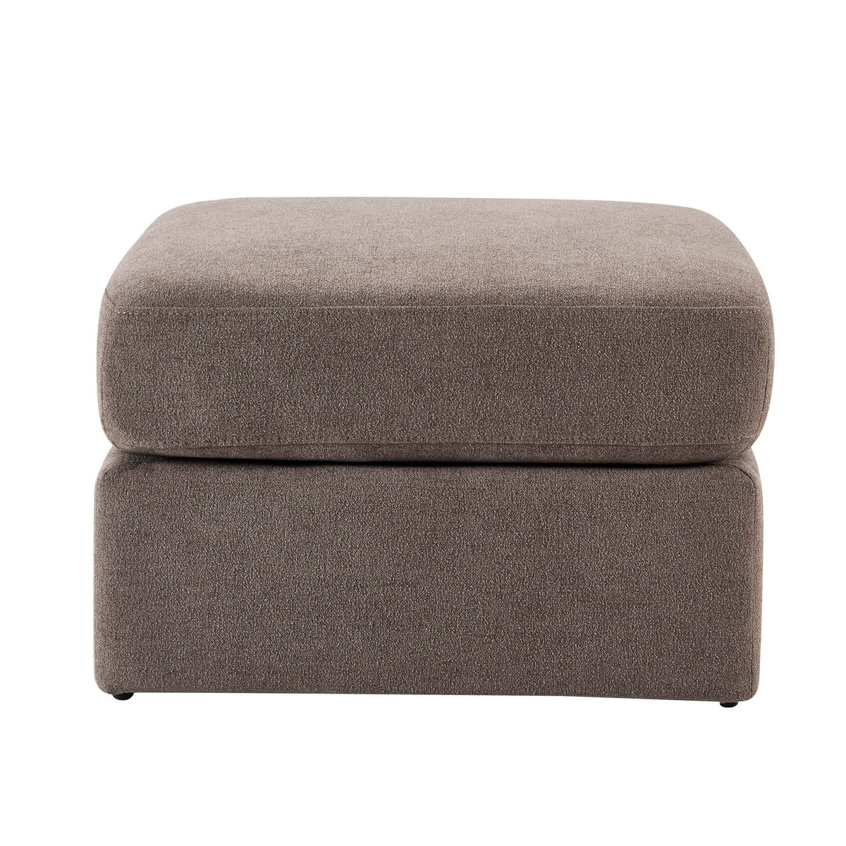 Seville Compact Pouffe - Chenille Mushroom - DUSK