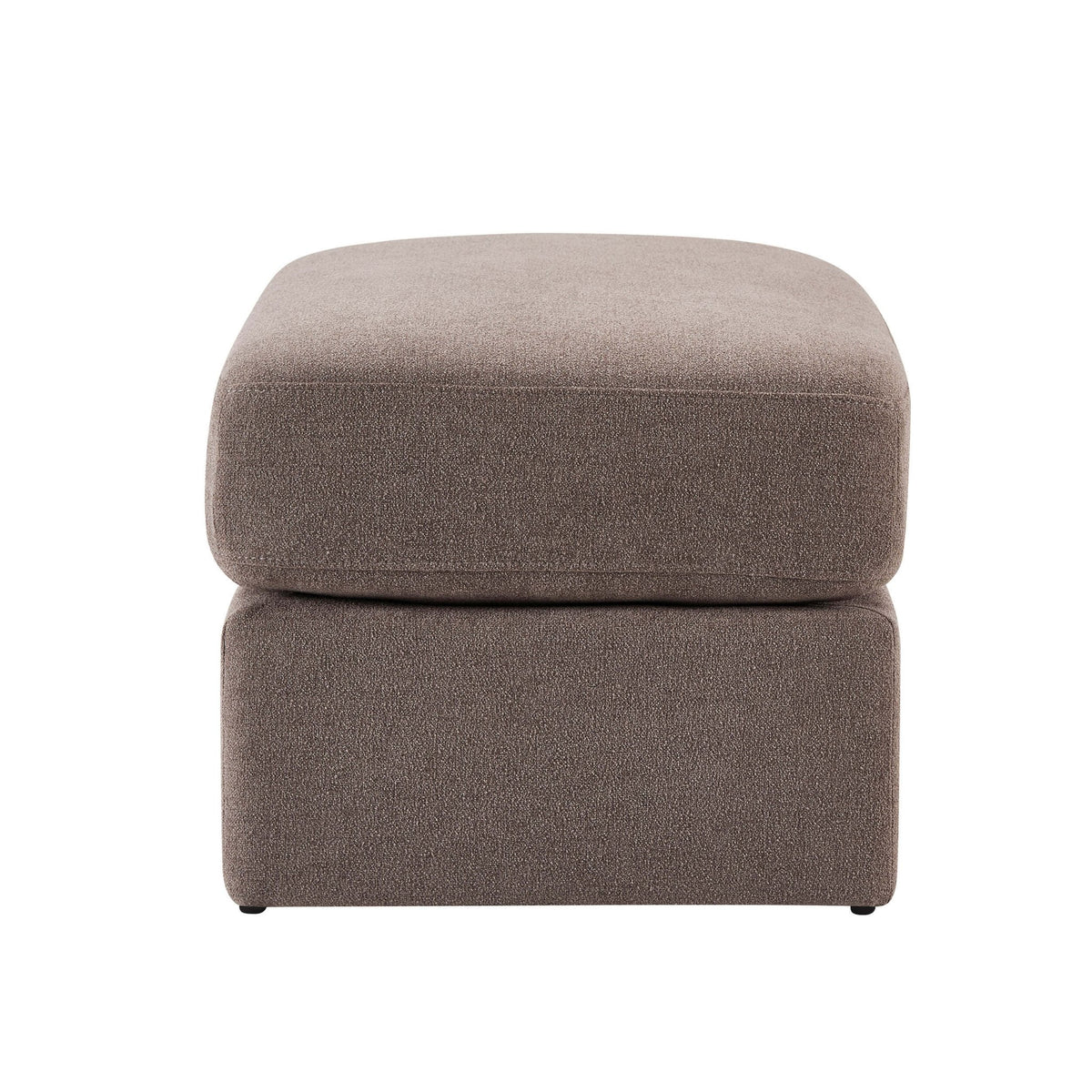 Seville Compact Pouffe - Chenille Mushroom - DUSK