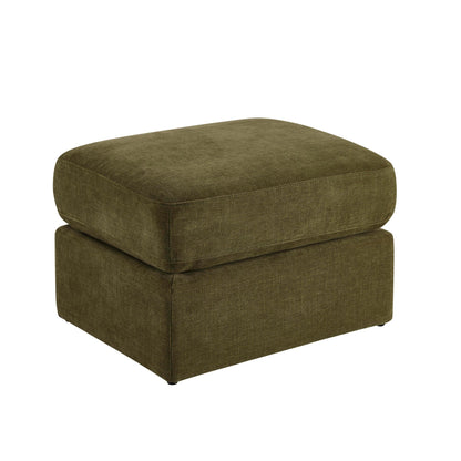 Seville Compact Pouffe - Chenille Olive - DUSK