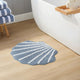Shell Tufted Bath Mat - Blue - DUSK