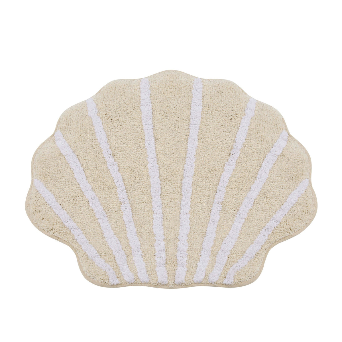Shell Tufted Bath Mat - Cream - DUSK