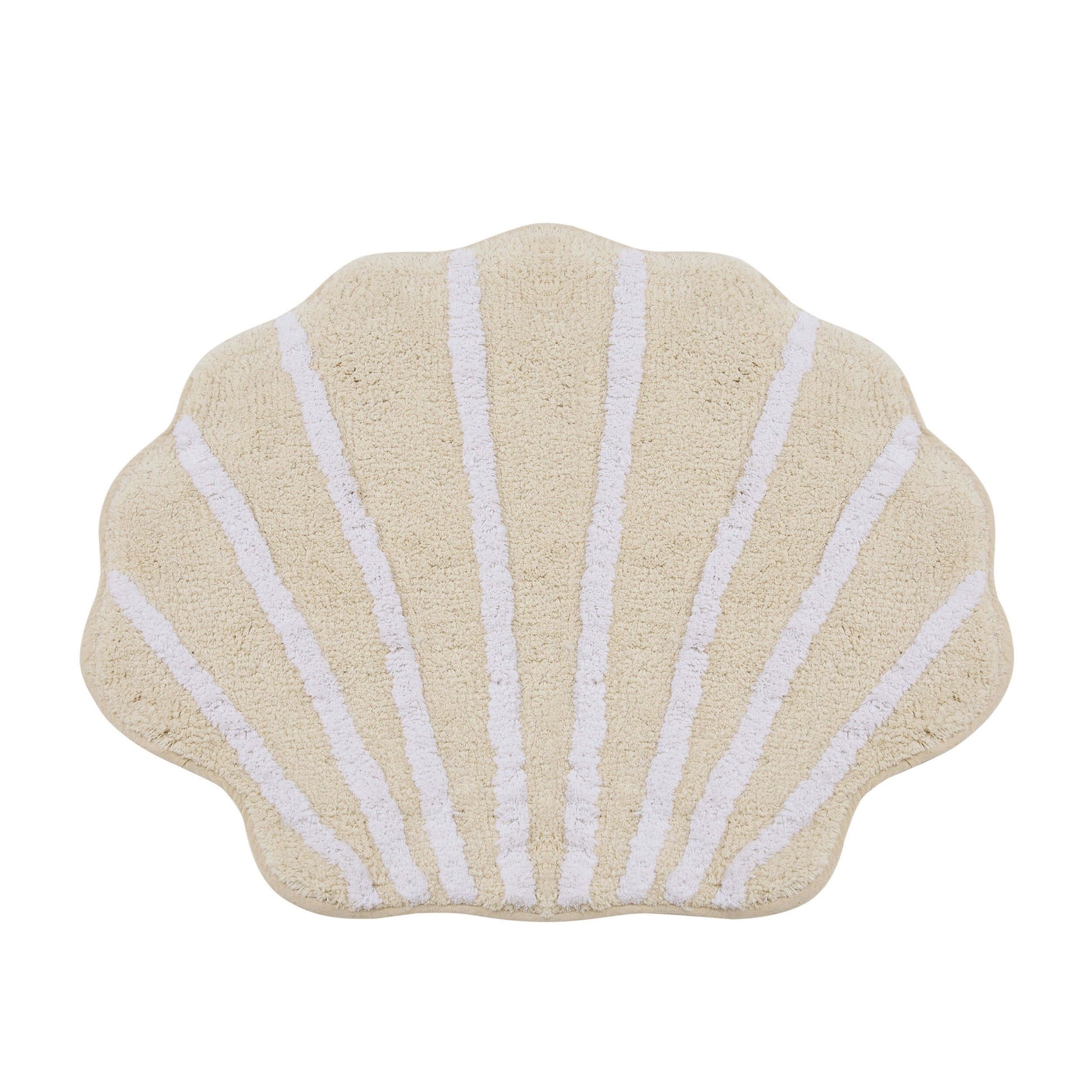 Shell Tufted Bath Mat - Cream - DUSK