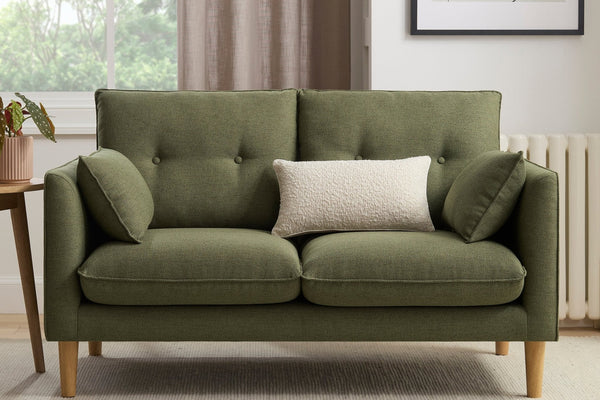 Shoreditch 2 Seater Sofa - Woven Green - DUSK