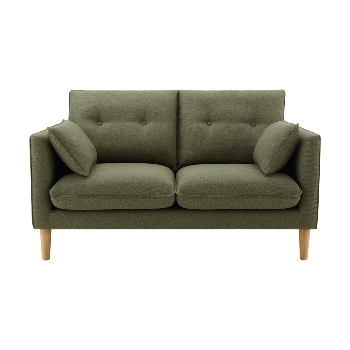 Shoreditch 2 Seater Sofa - Woven Green - DUSK