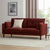 Shoreditch 3 Seater Sofa - Rust - DUSK