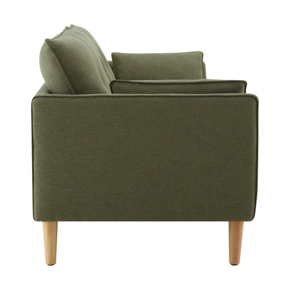Shoreditch 3 Seater Sofa - Woven Green - DUSK