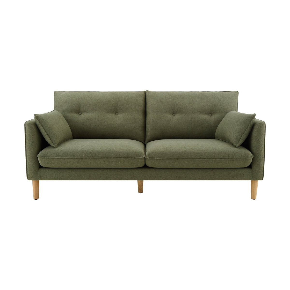 Shoreditch 3 Seater Sofa - Woven Green - DUSK