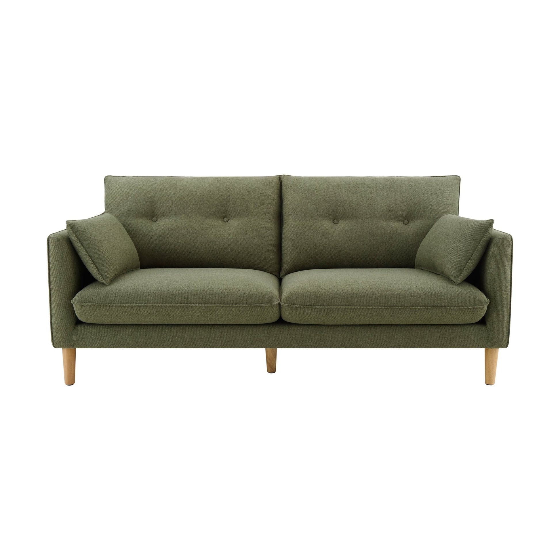 Shoreditch 3 Seater Sofa - Woven Green - DUSK