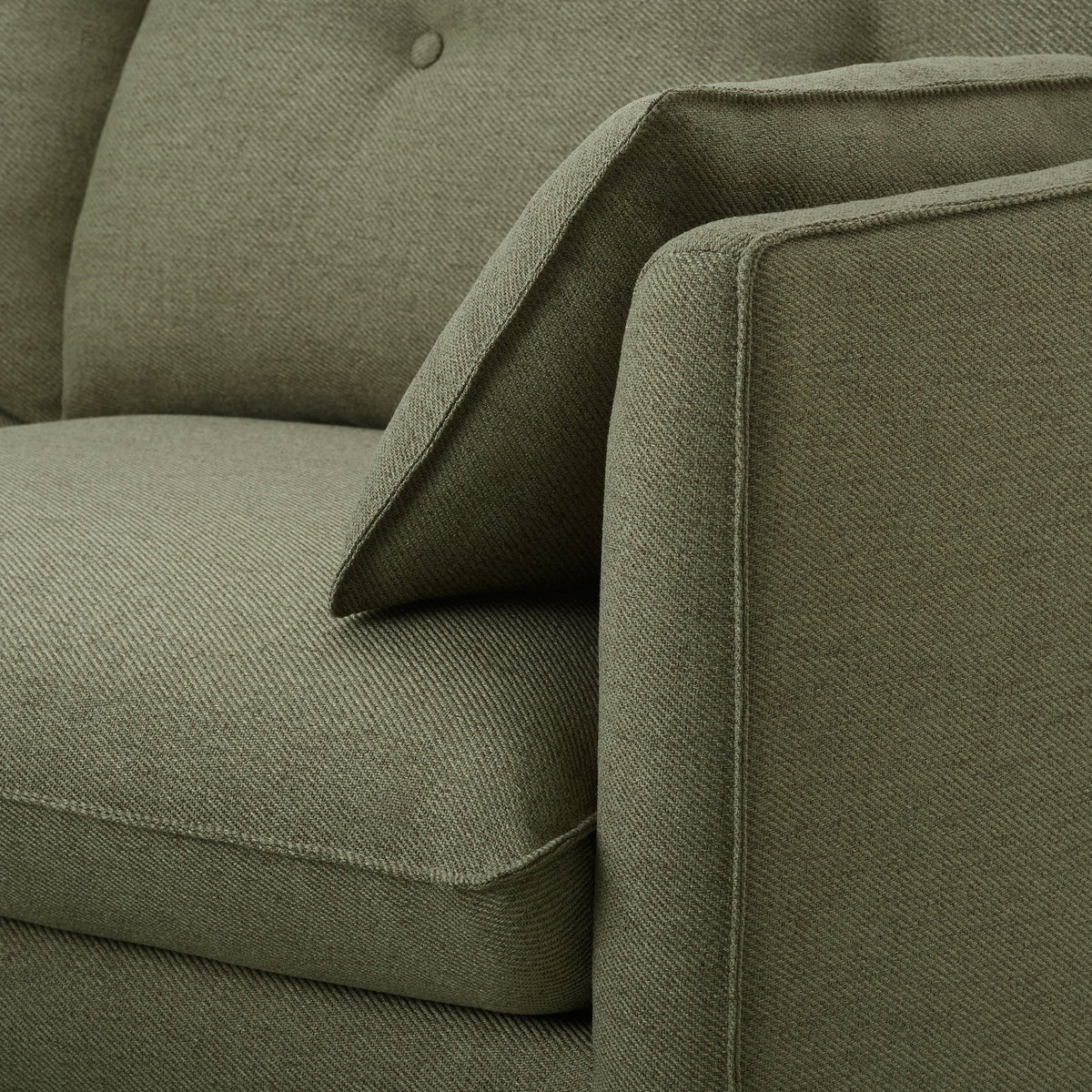Shoreditch 3 Seater Sofa - Woven Green - DUSK