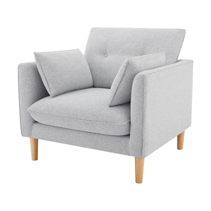 Shoreditch Armchair - Light Grey - DUSK