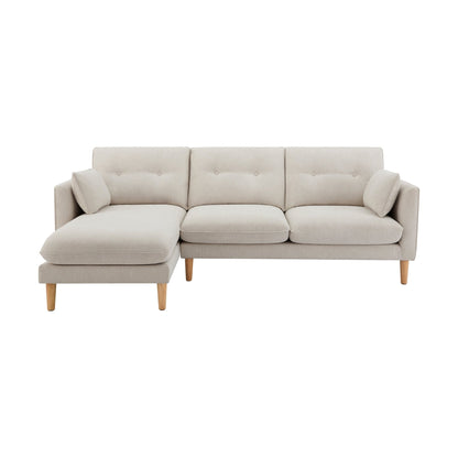 Shoreditch Left Hand Chaise Sofa - Natural - DUSK