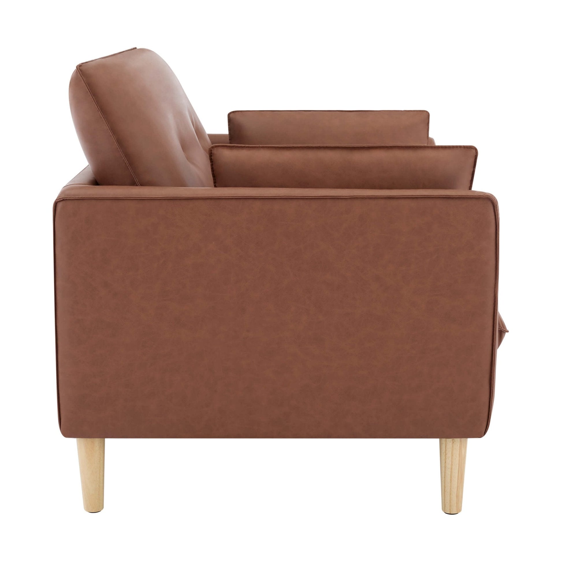 Shoreditch Loveseat - PU Tan - DUSK