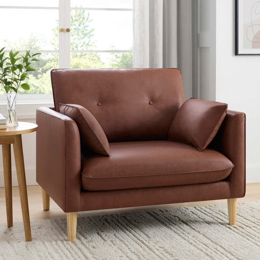 Shoreditch Loveseat - PU Tan - DUSK