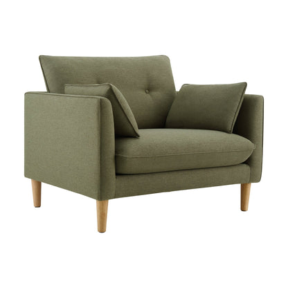 Shoreditch Loveseat - Woven Green - DUSK