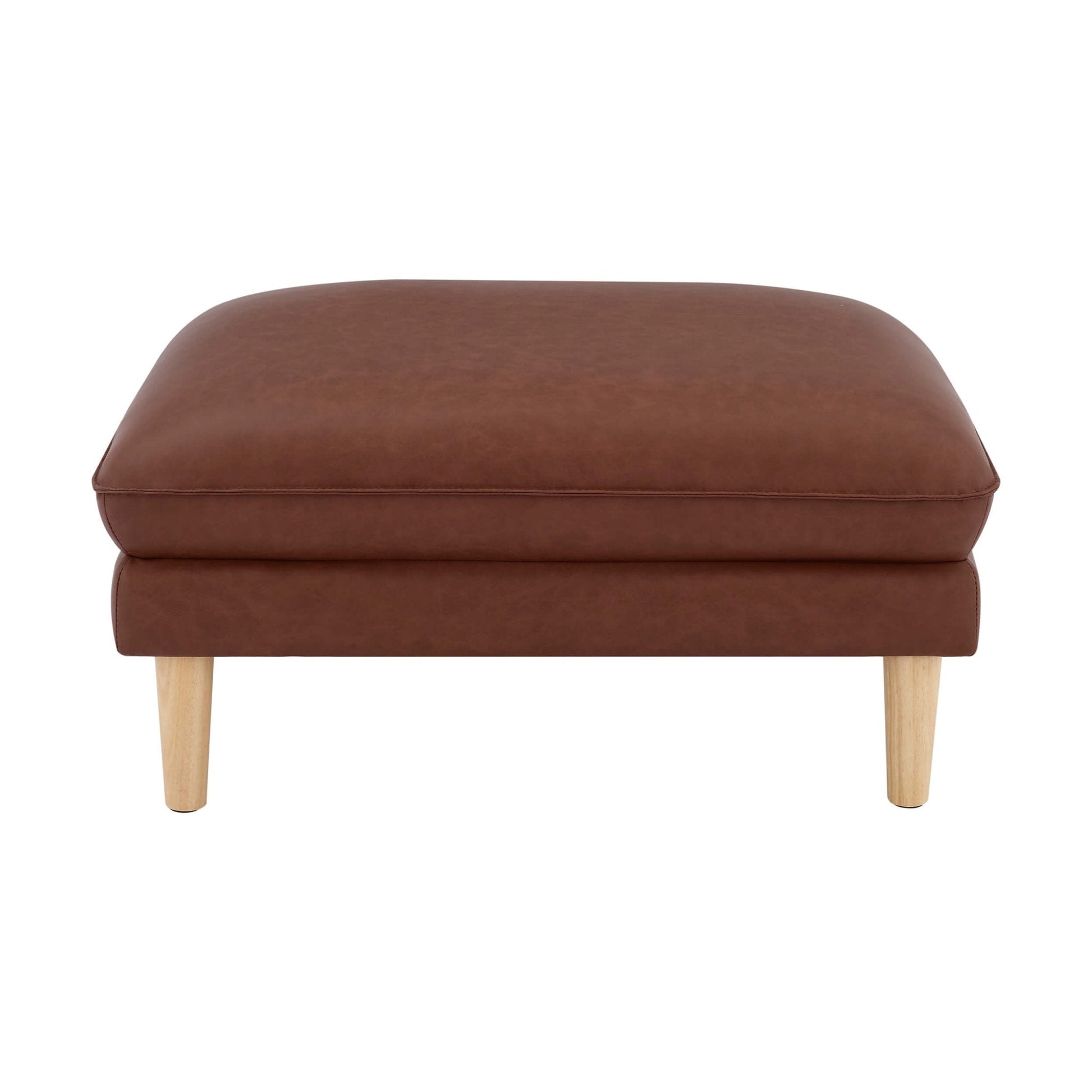 Shoreditch Pouffe - PU Tan - DUSK