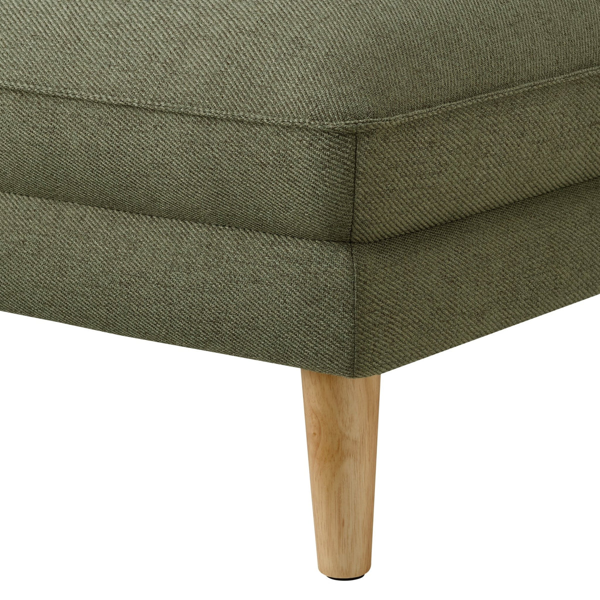 Shoreditch Pouffe - Woven Green - DUSK