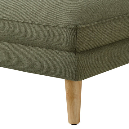Shoreditch Pouffe - Woven Green - DUSK