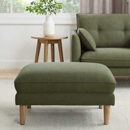 Shoreditch Pouffe - Woven Green - DUSK
