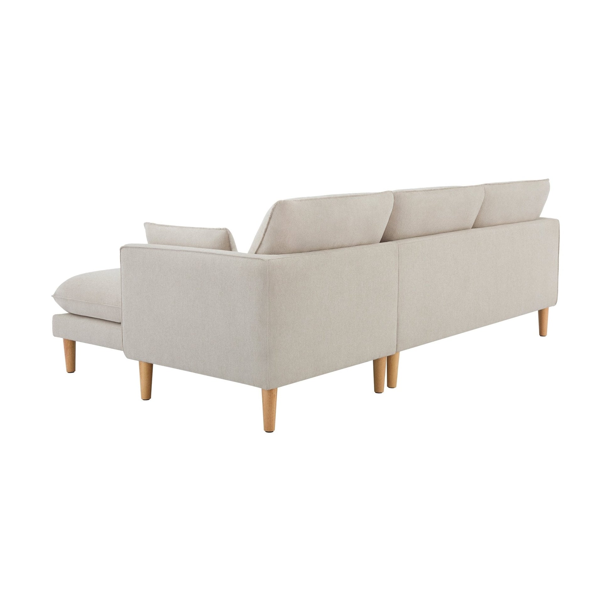 Shoreditch Right Hand Chaise Sofa - Natural - DUSK