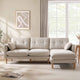 Shoreditch Right Hand Chaise Sofa - Natural - DUSK