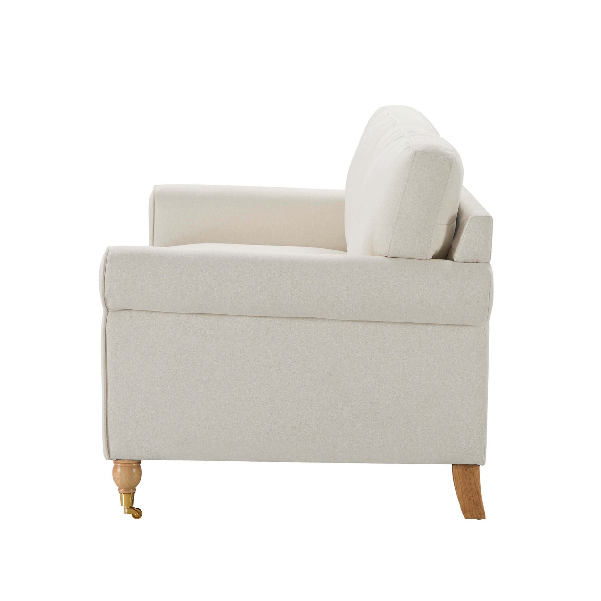 Sicily 2 Seater Sofa - Cream Linen - DUSK