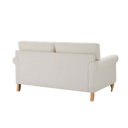 Sicily 2 Seater Sofa - Cream Linen - DUSK