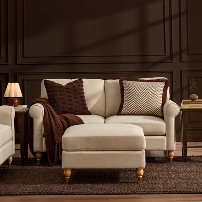 Sicily 2 Seater Sofa - Cream Linen - DUSK