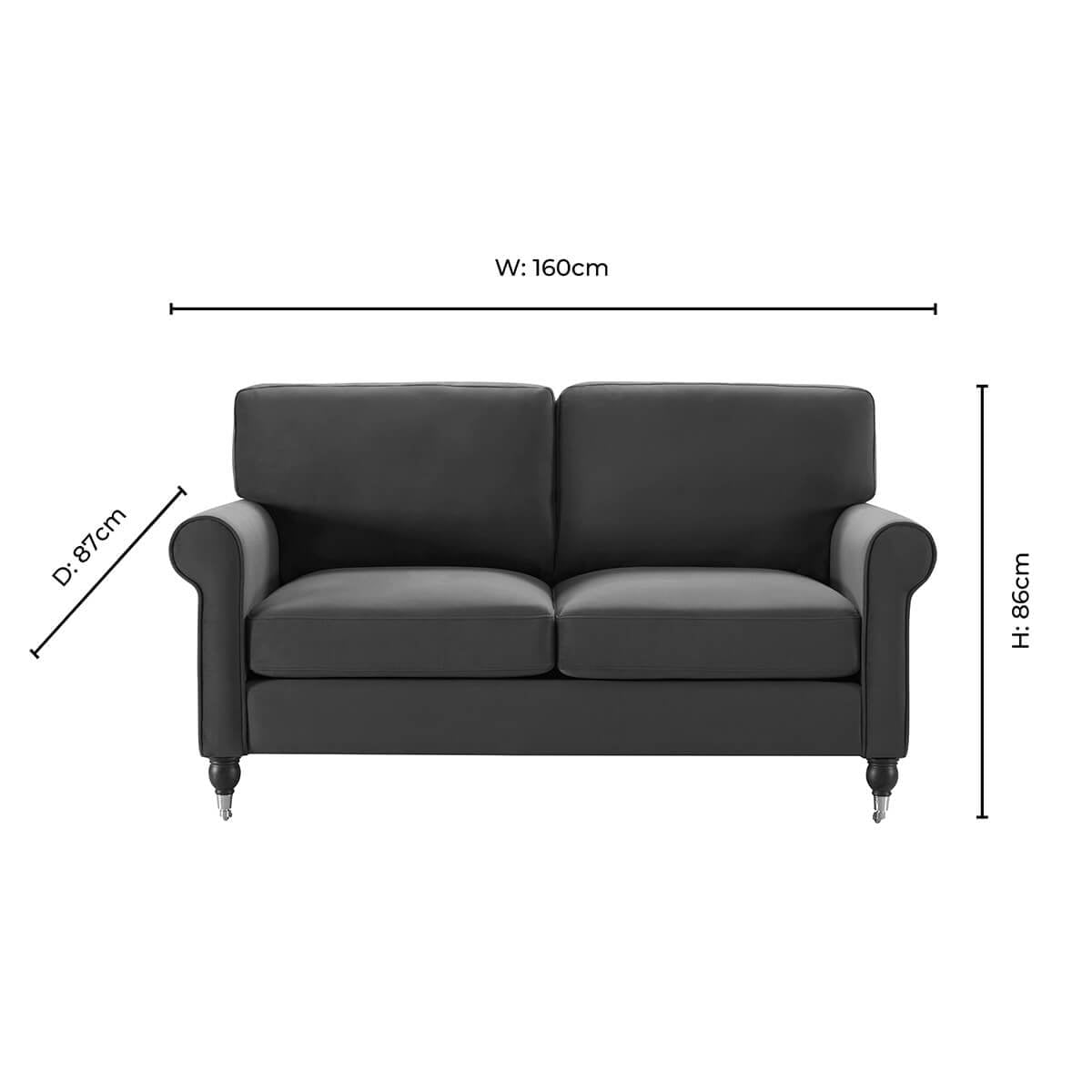 Sicily 2 Seater Sofa - Muted Moss - DUSK