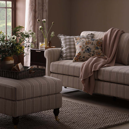 Sicily 2 Seater Sofa - Stripe - DUSK