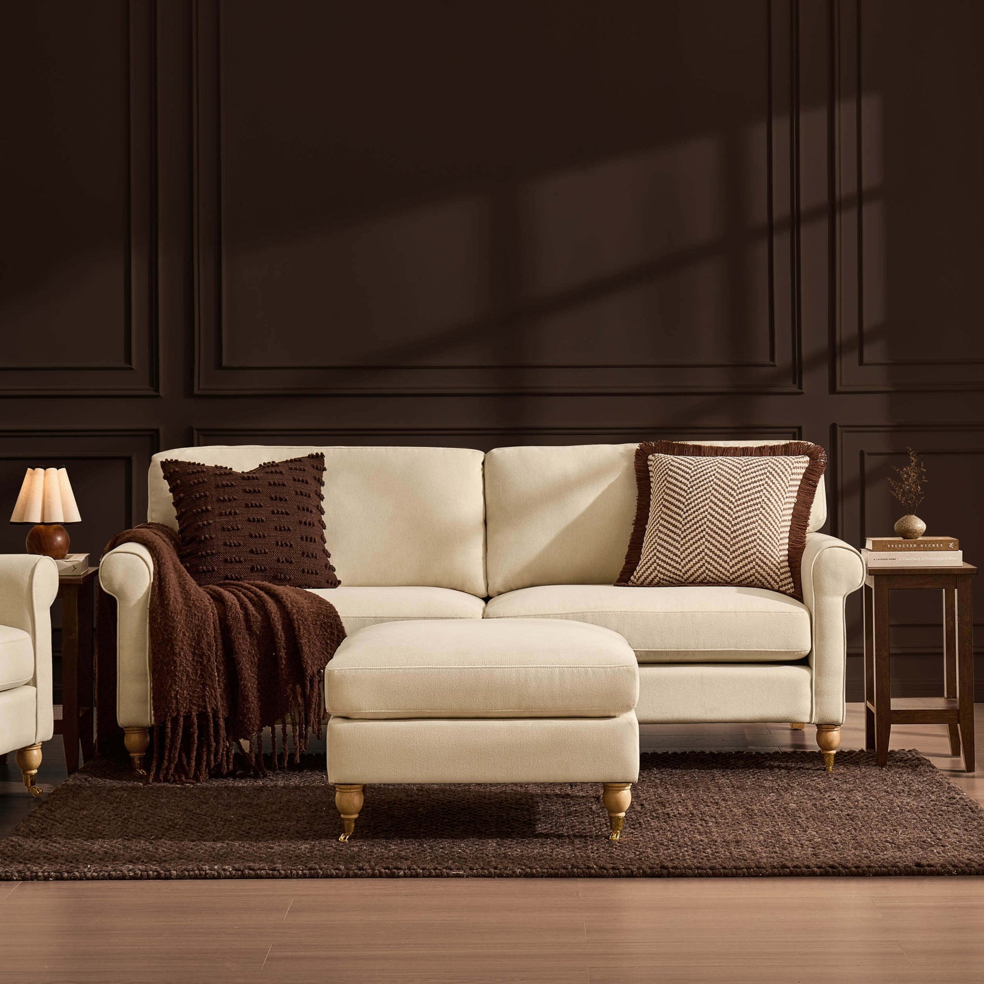 Sicily 3 Seater Sofa - Cream Linen - DUSK