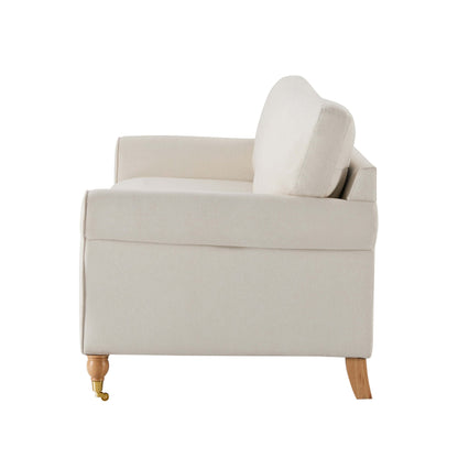 Sicily 3 Seater Sofa - Cream Linen - DUSK